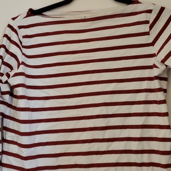 ladies striped long sleeve top - Picture 2 of 3